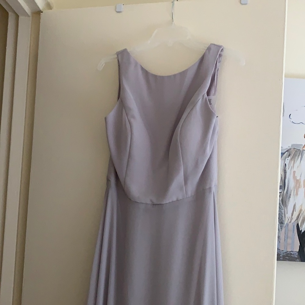 Amsale gown with scoop back